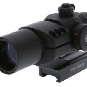 TruGlo TG-TG8230RB Triton  Black Anodized 1x 30mm 3 MOA Illuminated Tri-Color Center Dot Reticle