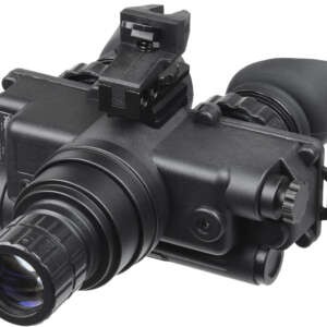 AGM Global Vision 12W7P122154211 Wolf-7 PRO NW1 Night Vision Goggles Black 1x 27mm, Generation 2+ Level 1, 45-54 lp/mm Resolution, White Filter