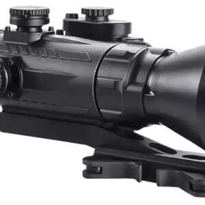 AGM Global Vision 15WP4423483111 Wolverine Pro-4 3AL1 Night Vision Rifle Scope Matte Black 4x70mm Gen 3 Auto-Gated Level 1 Illuminated Red Chevron w/Ballistic Drop Reticle