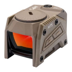 Steiner 8700-MPSFDE Micro Pistol Sight  Flat Dark Earth 1x20mmx16mm, 3.3 MOA Red Dot Reticle, ACRO Footprint