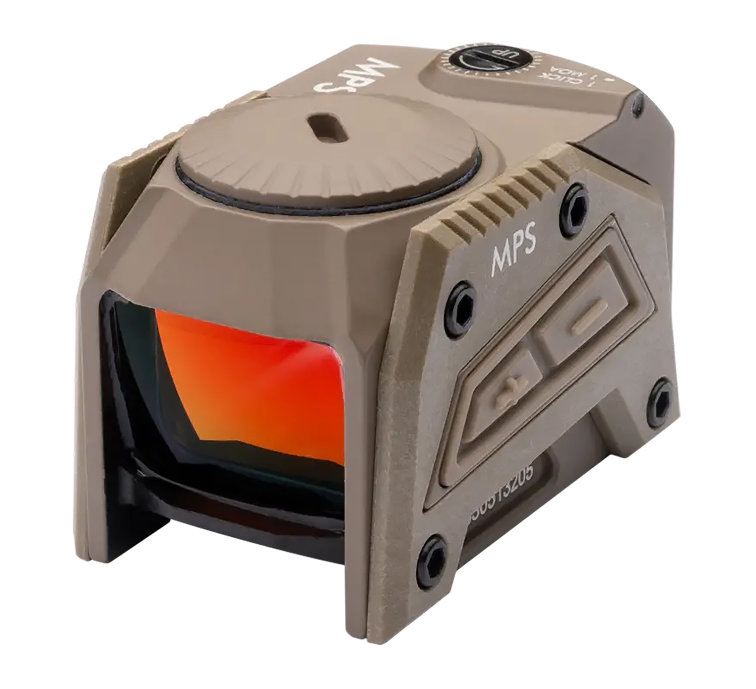 Steiner 8700-MPSFDE Micro Pistol Sight Flat Dark Earth 1x20mmx16mm, 3.3 MOA Red Dot Reticle, ACRO Footprint