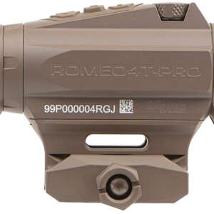 Sig Sauer Electro-Optics SOR44102 Romeo4T Pro Flat Dark Earth 1 x 20 mm 2 MOA Red Quad Ballistic Dot/65 MOA Circle