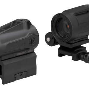 Sig Sauer Electro-Optics SORJMSR501 Romeo-MSR Gen II w/Juliet5 Micro Magnifier Black 1x20mm/5x42mm, 2 MOA Red Dot and Magnifier