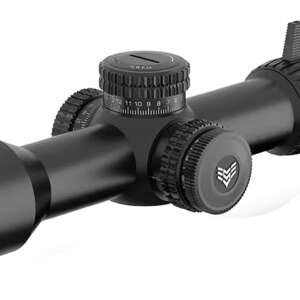 Swampfox Optics TWK525563M Warhawk  Black 5-25x56mm 34mm Tube Sharpshooter MOA Reticle