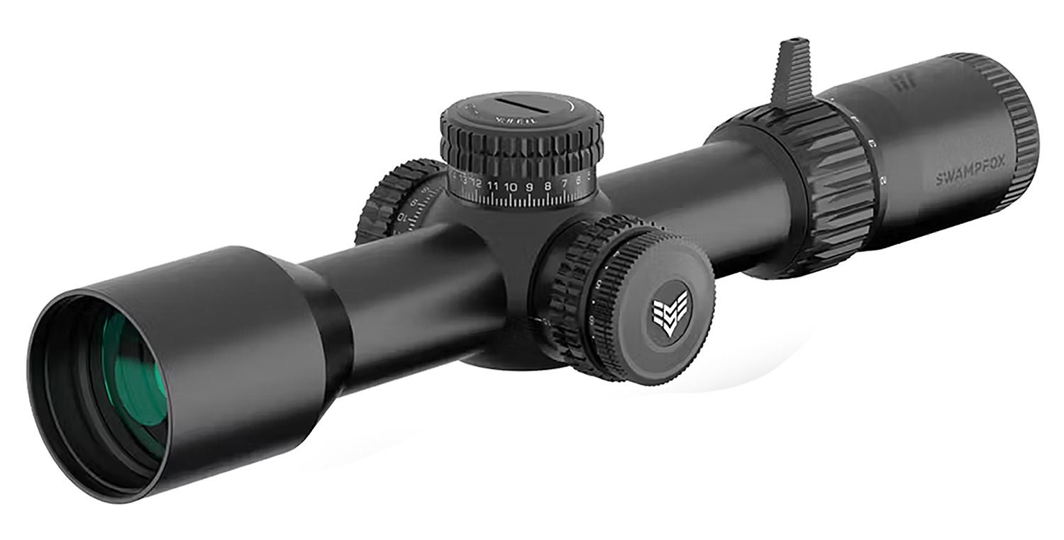 Swampfox Optics TWK525563M Warhawk Black 5-25x56mm 34mm Tube Sharpshooter MOA Reticle