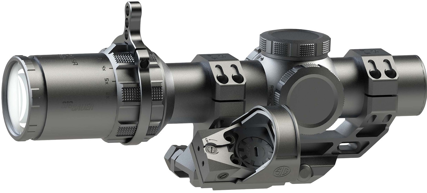 Sig Sauer Electro-Optics SOTMC61000-R1 Tango-MSR Compact Black 1-6x24mm, 30mm Tube Illuminated BDC6 Reticle, Romeo1 3MOA Red Dot Reticle w/10 Brightness Settings