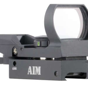 Aim Sports RT4WF1 Reflex Sight Warfare Edition Matte Black 1x 24mm x 34mm Red/Green Multi Reticle