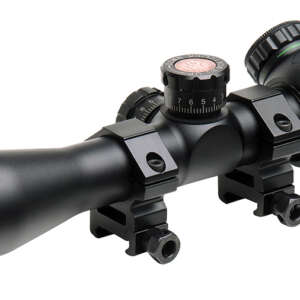 Truglo TG8504TL Tru-Brite 4x 32mm Obj 22.5 ft @ 100 yds FOV 1" Tube Black Illuminated Mil-Dot, 3 Color