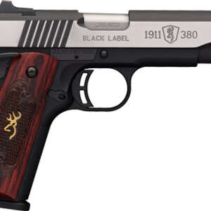 BROWNING 1911-380 BLACK LABEL - MEDALLION PRO 4.25" NT ST WOOD