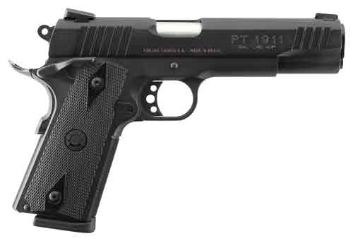 TAURUS 1911 45ACP 5" FS 8-SH - BLUED CHECKERED SYNTHETIC