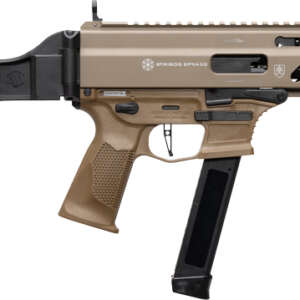 GRAND POWER STRIBOG SP9A3G 9MM - 8" BBL 30 RD MAG W/BRACE FDE