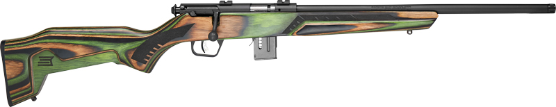 SAVAGE 93 MINIMALIST 22WMR - 18" MATTE/GREEN LAMINATE