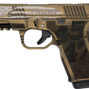 BLACK RAIN FRONTLINE 9MM - PISTOL TRUMP CUSTOM 15RD GOLD