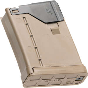 LANCER MAGAZINE L5AWM AR-15 - 5.56X45 10RD OPAQUE FDE GEN 2