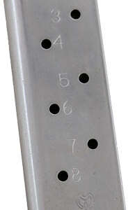 METALFORM MAGAZINE 1911 GOVT. - 45ACP 8RD S/S REMOVABLE BASE