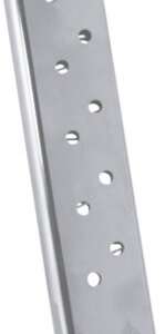 MEC-GAR MAGAZINE 1911 GOVT. - 45ACP 10RD EXTENDED NICKEL