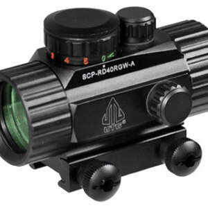 UTG RED DOT 4.0 MOA DOT 38MM - WITH INTEGRAL MOUNT