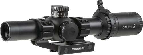 TRUGLO OMNIA 1-8X24MM SCOPE - 30MM TUBE IR SP W/1PC MOUNT DO