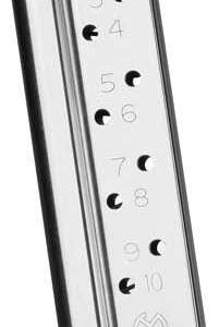 METALFORM MAGAZINE 1911 GOVT. - 9MM 10RD S/S REMOVABLE BASE