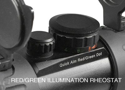UTG RED DOT 4.0 MOA DOT 38MM - WITH INTEGRAL MOUNT - Image 3