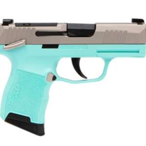 SIG SAUER P365 380ACP NKL/TURQUOISE 10+1