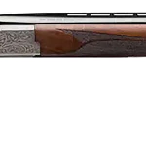 Browning 018142305 Citori White Lightning 12 Gauge with 26" Polished Blued Barrel, 3" Chamber, 2rd Capacity, Silver Nitride Metal Finish & Gloss Oil Black Walnut Stock Right Hand (Full Size)