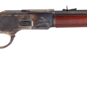 Taylors & Company 550172COM 1873 Comanchero 45 Colt (LC) Caliber with 10+1 Capacity, 20" Blued Barrel, Color Case Hardened Metal Finish & Walnut Straight Stock Right Hand (Full Size)