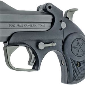 Bond Arms BABU Backup Original 9mm Luger 2rd Shot 2.50" Bead Blasted/Anti-Glare Textured Black Rubber Grips