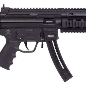 GSG GERGGSG1622 GSG-16 Carbine Full Size 22 LR 22+1 16.25" Black Black Polymer Receiver w/Picatinny Rail, M-LOK/Picatinny Handguard, Black Collapsible Synthetic Stock  w/Storage Compartment, Black Pol