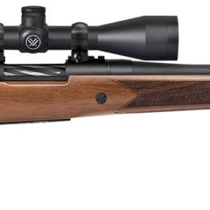 Mossberg 27940 Patriot  308 Win Caliber with 5+1 Capacity, 22" Fluted Barrel, Matte Blued Metal Finish & Walnut Stock Right Hand (Full Size) Includes Vortex Crossfire II 3-9x40mm Scope
