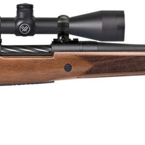 Mossberg 27942 Patriot  30-06 Springfield Caliber with 5+1 Capacity, 22" Fluted Barrel, Matte Blued Metal Finish & Walnut Stock Right Hand (Full Size) Includes Vortex Crossfire II 3-9x40mm Scope