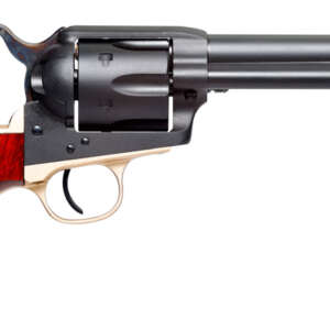 Taylors & Company 550431DE Old Randall  45 Colt (LC) Caliber with 5.50" Barrel, 6rd Capacity Cylinder, Overall Matte Blued Finish Steel, Walnut Grip & Overall Taylor Polish