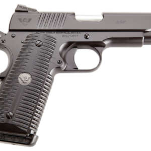 Wilson Combat ACPCOM9 ACP Commander 9mm Luger 10+1 4.25" Stainless Match Grade Barrel, Black Serrated Carbon Steel Slide, Black Armor-Tuff Carbon Steel Frame w/Beavertail, Black G10 Eagle Claw Grip