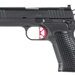 Dan Wesson 92102 DWX Compact Compact Frame 9mm Luger 15+1 4" Match Grade Barrel, Black Serrated Steel Slide, Steel Frame w/Beavertail, Aluminum Grip, Ambidextrous