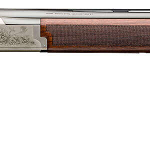 Browning 0182093005 Citori 725 Feather Full Size 12 Gauge Break Open 3" 2rd 26" Blued Over/Under Vent Rib Barrel, Engraved Silver Nitride Aluminum Receiver, Fixed Grade II/III Black Walnut Stock