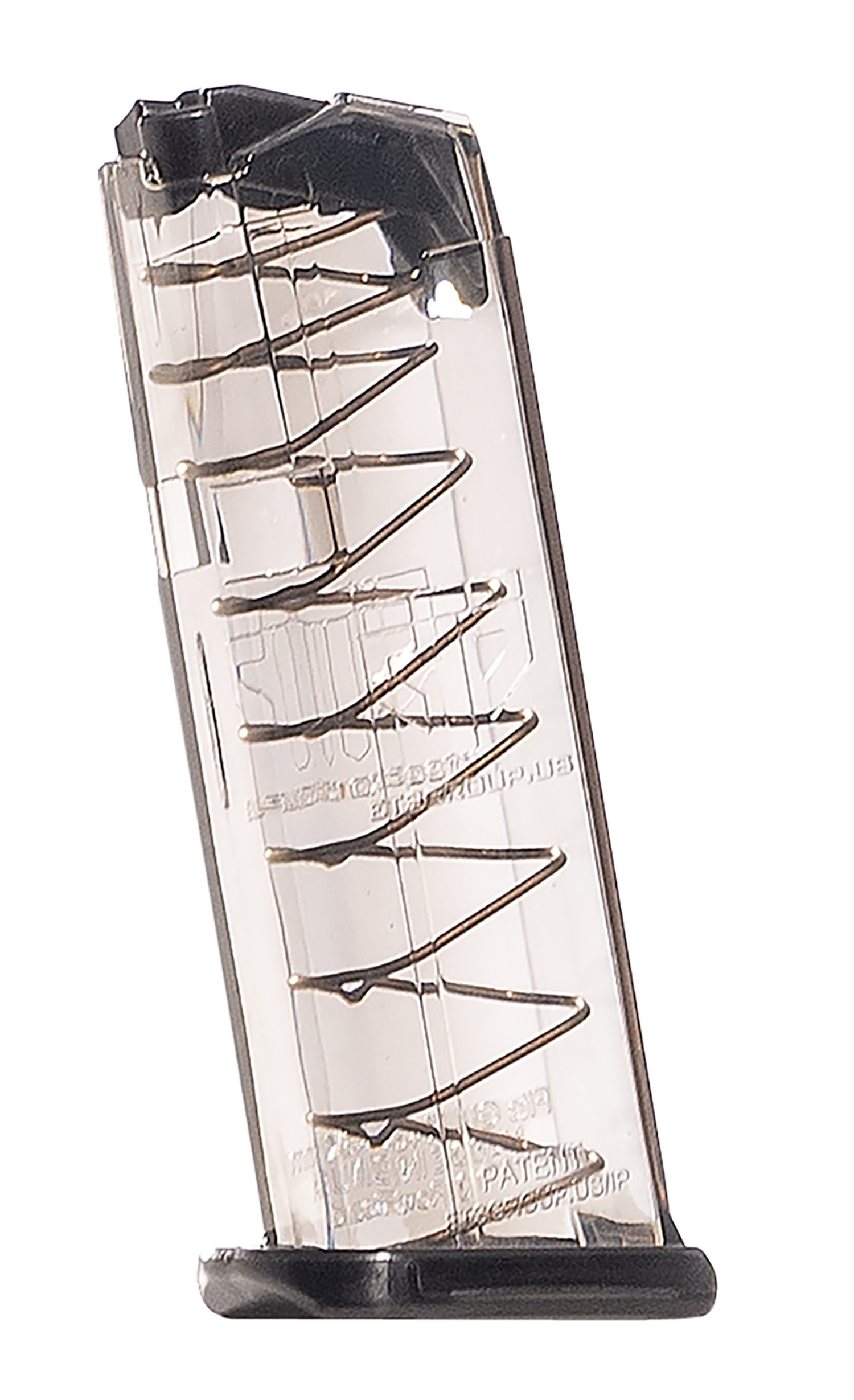 ETS Group GLK43X Pistol Mags 10rd 9mm Luger Compatible w/ Glock 43X/48 Clear Polymer