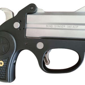 Bond Arms BASL Stinger  380 ACP 2rd 3" Matte Stainless Steel Barrel, Anodized 7075-T6 Aluminum Frame, Rebounding Hammer, Blade Front/Fixed Rear Sights, Rubber Grip, Manual Safety