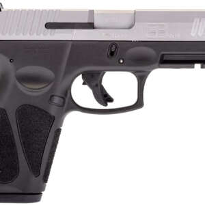 Taurus 1-G3B949-15 G3  Full Size Frame 9mm Luger 15+1 4" Matte Stainless Steel Barrel, Matte Serrated Stainless Steel Slide, Black Polymer Frame w/Picatinny Rail, Polymer Grip, Right Hand