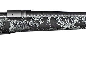 Christensen Arms 8010613900 Ridgeline FFT Full Size 7mm-08 Rem 4+1, 20" Stainless Steel Threaded Barrel, Stainless Aluminum Receiver, Black w/Gray Accents Fixed Sporter w/Flash Forged Technology Stock