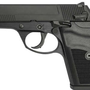 Rock Island 56798 LI380  Compact 380 ACP 8+1, 3.55" Black Steel Barrel, Black Parkerized Serrated Slide, Black Parkerized Steel Frame w/Beavertail, Black Polymer Grip