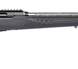 Savage Arms 57902 Impulse Mountain Hunter 300 Win Mag 3+1 24" Carbon Fiber Threaded Barrel, Black Aluminum Receiver w/Picatinny Rail, Gray AccuStock Synthetic Stock, Ambidextrous