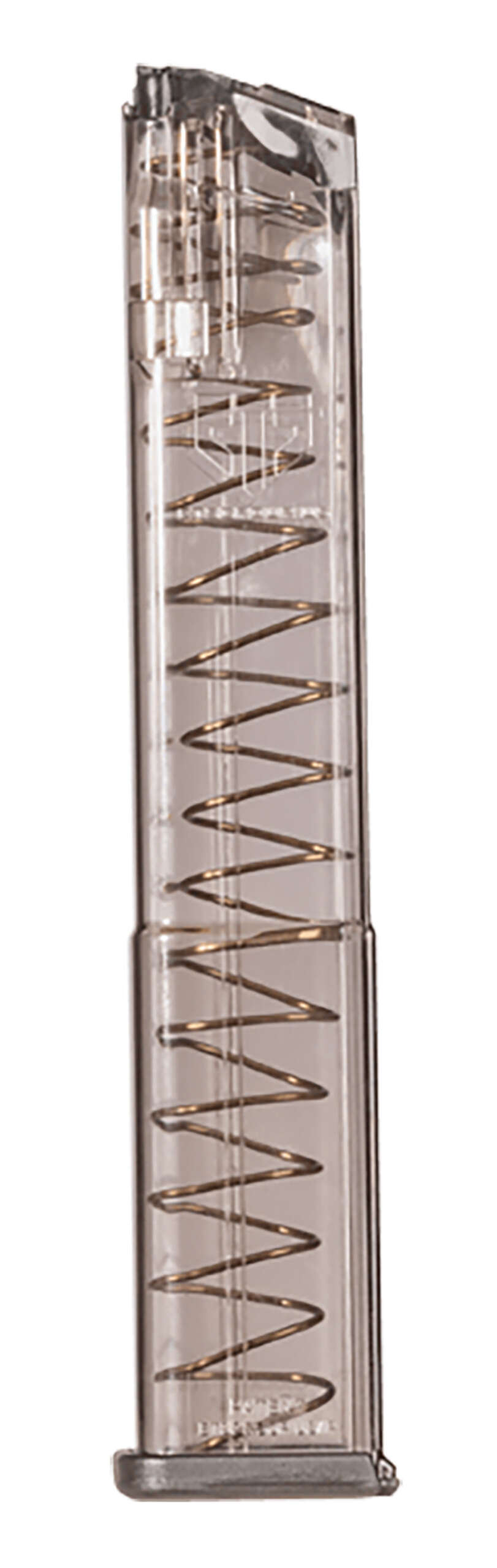 ETS Group SMKGLK18G2 Pistol Mags 31rd 9mm Luger Compatible w/ Glock 18 Smoke Polymer
