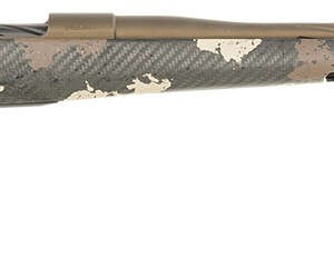 Fierce Firearms FRG7PRC24MM Twisted Rage  Full Size 7mm Rem 3+1 24" Midnight Bronze Cerakote Fluted Threaded Barrel & Receiver, Trophy Camo C3 Carbon Rage w/Pic Rail Carbon Fiber Stock