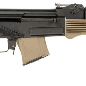 Arsenal SAM7R-62FDEM SAM7R  7.62x39mm 10+1 16.25" Black Chrome Lined Steel Barrel, Black Steel Receiver, Fixed Flat Dark Earth Synthetic Stock & Polymer Grip