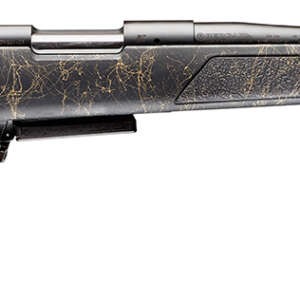 Bergara Rifles B14S907 B-14 Stoke 7mm-08 Rem 4+1, 20" Graphite Black Cerakote #4.5 Contour Threaded Barrel, Graphite Black Cerakote Steel Receiver, Black Webbed Tan Fixed w/SoftTouch Synthetic Stock