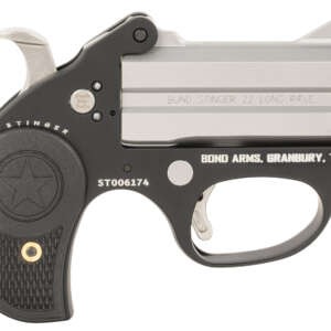 Bond Arms BASL Stinger  22 LR 2 3" Matte Double Anodized Stainless Steel Barrel, Anodized Aluminum Frame, Black Rubber Grip