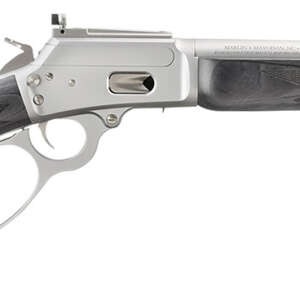 Marlin  1894 Trapper Full Size 44 Special/44 Rem Mag 8+1/9+1 16.10" Satin Threaded Barrel, Satin Stainless Steel Receiver, Fixed Black Laminate Stock