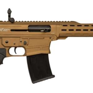 Gforce Arms GF2512BNZ GF25  12 Gauge Semi-Auto 3" 5+1 20" Bronze Cerakote Spiral Threaded Barrel, Bronze Cerakote Picatinny Rail Aluminum Receiver, Adjustable Black Synthetic Stock w/Black Rubber Grip