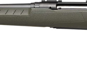 Savage Arms 32073 Axis 2  243 Win 4+1 22" Matte Black Sporter Barrel, Matte Black Drilled & Tapped Steel Receiver, Fixed Green Synthetic Stock, Left Hand