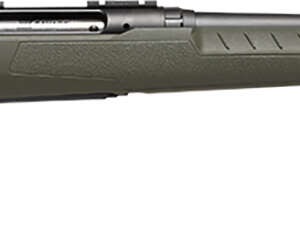 Savage Arms 32110 Axis 2 Compact 350 Legend 4+1 18" Matte Black Heavy Sporter Barrel, Matte Black Drilled & Tapped Carbon Steel Receiver, Fixed OD Green Synthetic Stock, Right Hand